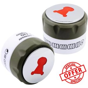 TOHAXPLS 91538 Lighted Control Knobs for Weber Summit Grills 400/600 Series (2012 & Later) Compatible with E-470