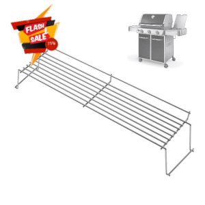 BQMAX 65054 Grill Warming Rack for Weber Genesis 300 Series (2007-2016) E310 E330 E320 for Weber Genesis 300 Warming Rack Replacement Parts for Weber E310 Grill Warming Rack 62749 81323