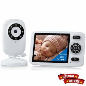 CAMWORLD Baby Monitor with Camera and Night Vision No Wifi