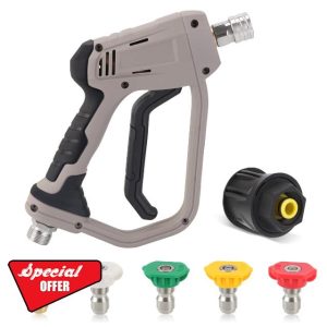 Yuirshion High Pressure Washer Gun with 5 Water Nozzle Tip