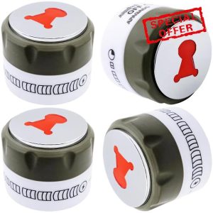 TOHAXPLS 91538 Lighted Control Knobs for Weber Summit Grills 400/600 Series (2012 & Later) Compatible with E-470