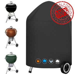 Sonharlar Kettle BBQ Cover for Weber 67 CM-600D Charcoal Grill Cover for Weber Barbecue
