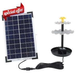 Solar Powered Water Pump Kit - 150cm Lift