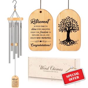 Milcier Retirement Gifts Wind Chime