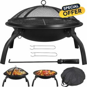 HH Home Hut Fire Pit Folding Portable heater for Outdoors
