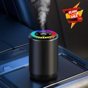 Smart Car Air Freshener with LED Rhythm Light