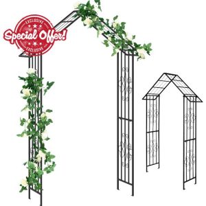 TANGZON 222CM Metal Garden Arch