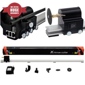 FENJANER Archery Electric Arrow Saw - 8000 RPM Adjustable Carbon Arrow Pipe Tube Cutting Cutter