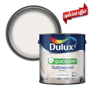 Dulux Quick Dry Satinwood Paint For Wood And Metal