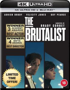 The Brutalist [4K UHD and Blu-Ray]