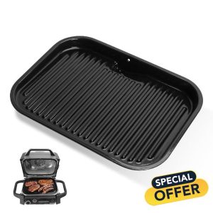 SafBbcue Non-Stick Griddle Plate for Ninja Woodfire OG700 Series Outdoor Grills