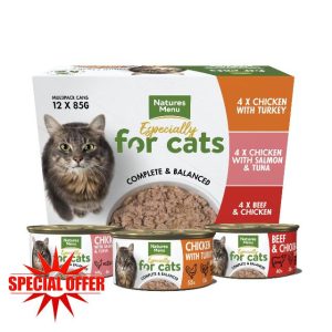 Natures Menu Paté for Cats Adult Cat Food Multipack - 12 x 85g