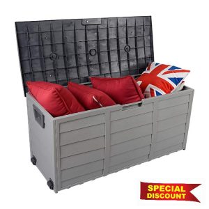 Bonnlo 300L Garden Storage Box with Wheels