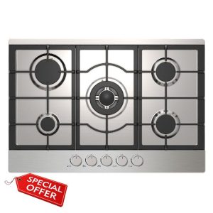 Statesman GH175SS 5 Burner Gas Hob Cooktop