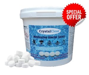 5kg CrystalClear 20g Multifunctional Chlorine Tablets for Hot Tubs