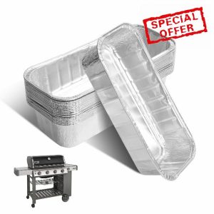 MOASKER 6498 Drip Pan Liners for Weber SmokeFire EX4/EX6/EPX6