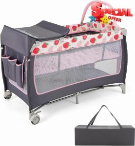 Maxmass 4 in 1 Baby Travel Cot