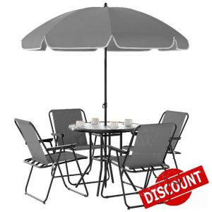 Outsunny 4 Seater Garden Furniture Set