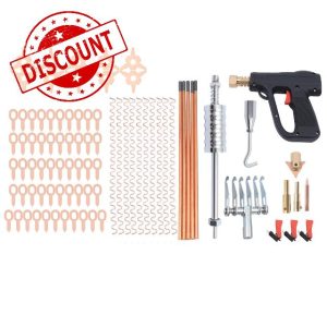 86pc Stud Welder Dent Puller Kit Auto Car Spot Repair Device Welding Hammer Gun Tool with a 6-Finger Concave Claw and Double-End Welding Joint