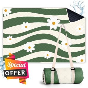 LARUTAN Picnic Blanket Waterproof