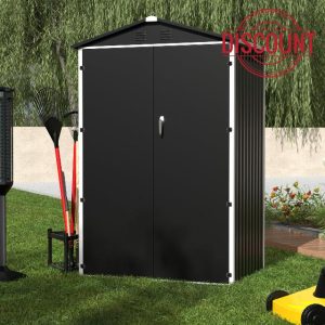SUPEER Metal Outdoor Storage Shed 4 FT x 3 FT