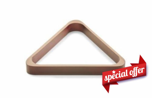 15 Ball Full-Size Snooker Triangle - Economy Hardwood - for 2 1/16 inch balls