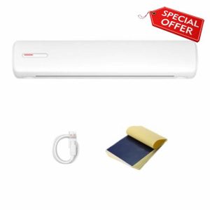 ieder Mini A4 Tattoo Printer Portable Wireless Stencil Printer Tattoo Transfer Thermal Copier Comes White