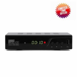 256GB SSD Freeview HD Set Top Receiver Box - August DVB502 - Twin Tuner Freeview HD TV Recorder with 7 Day EPG