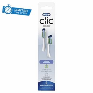 Oral-B Clic Toothbrush Whitening Replacement Brush Heads