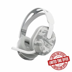 Turtle Beach Stealth 500 Arctic Camo PlayStation Wireless Gaming Headset with up to 40hr Battery and Bluetooth for PS5