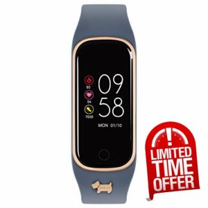 Women's Blue Digital Quartz Watch with Silicone Strap RYS08-2088