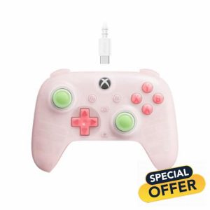 8Bitdo Ultimate Mini Wired Controller for Xbox with RGB Lighting Fire Ring