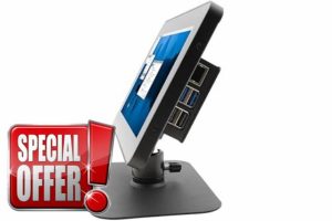 KKSB Display Case for Raspberry Pi Touch Display 2 with Stand and Case for Raspberry Pi 5