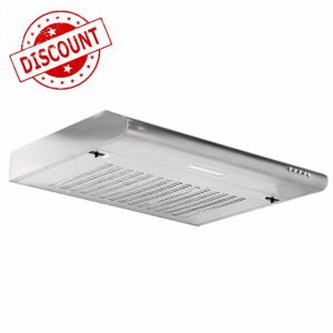 Baridi 60cm Visor Cooker Hood Kitchen Extractor Fan for Undercabinets