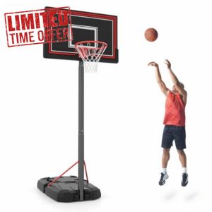 COSTWAY Adjustable Basketball Hoop