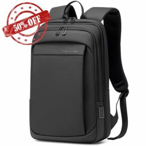 12L-22L Business Backpack Smart Backpack Water-Resistant fit 15.6 Inch Travel Durable Laptop Backpack with USB Charging Port (Expandable)