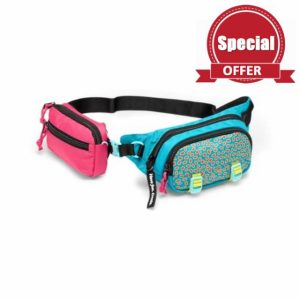 JOBY BumBag Tropical 3-in-1 Design with Sling Bag and Convertible Pouch/Backpack. Ideal for camera and accessories storage