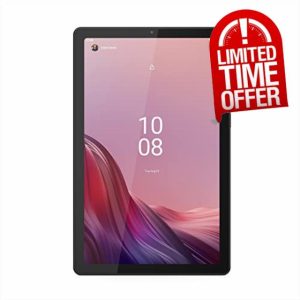 Lenovo Tab M9 Android tablet | 9-inch HD | 32GB | Clear Case + Film | WiFi | 3GB RAM | Arctic Grey | Designed for portable entertainme