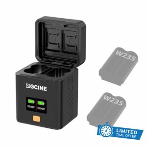 ZG CINE PS-W235 Charging Case Camera Battery Charging Box for FX NP-W235 Battery