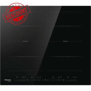 Hisense HI6442BSCE 60cm 4 Zone Induction Built-in Hob - Black