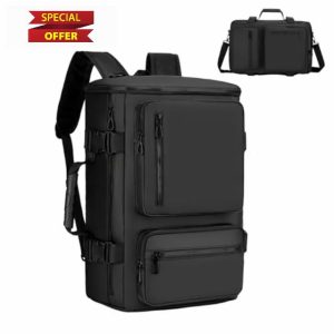 seyfocnia Laptop Backpacks Travel Backpack Carry on Bag Convertible Large Backpack Waterproof Backpacks 17-inch Business Rucksack for Me