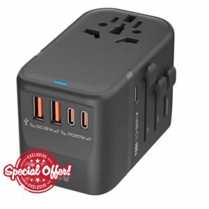 100W GaN Charger REFLEX POWER Universal Travel Adapter GaN Charging Hub