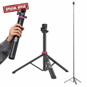 ULANZI MT-89 Portable Adjustable Light Stand with 1/4" Screw Quick Release