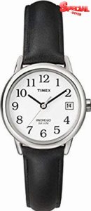 Timex Easy Reader Women's 25 mm Leather Strap Date Window Watch