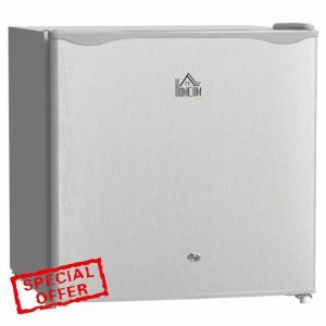 HOMCOM 46 Litre Table Top Mini Fridge with Lock