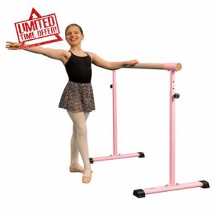 Pink Freestanding Portable Ballet/Stretch Barre