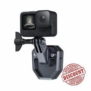 TELESIN° Motorcycle Windshield Aluminum Mount Clamp Clip Compatible with Hero 13 12 11 10 9 Insta360 X4 X3 Ace Pro Osmo Action 5 Pro 4 3 2 Motorcycle Accessories Action Camera Accessories