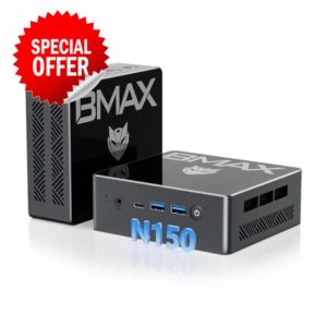 BMAX Mini PC B4Turbo Intel N150 13th Gen Twin Lake (Beat N100/N95