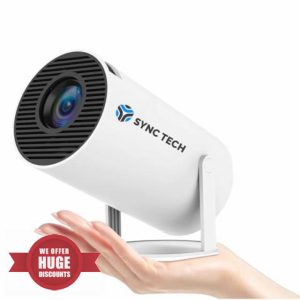 SyncTech Portable Projector 4K with WIFI 6