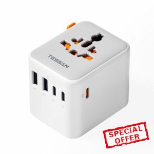 TESSAN 65W GaN Universal Travel Adapter